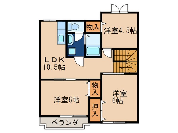 エスポアール茶屋ノ原の物件間取画像